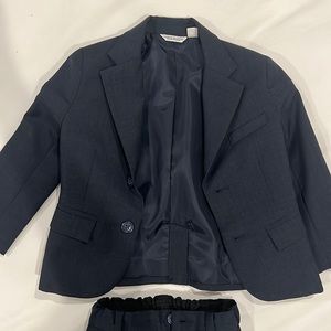 Janie and Jack navy blue suit